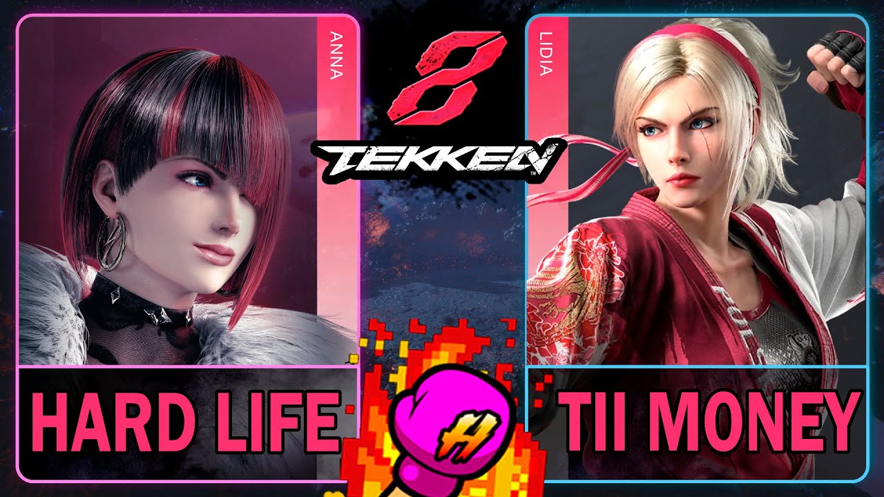 Tekken 8🥊Hard Life (ANNA) VS Tii Money (LIDIA)🥊4K 60ᶠᵖˢ🥊TK8 🥊#tekken8