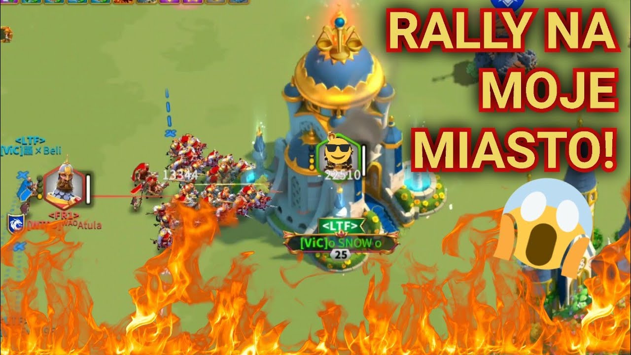 Rally na moje miasto przy 80 mln siły. Rise of Kingdoms
