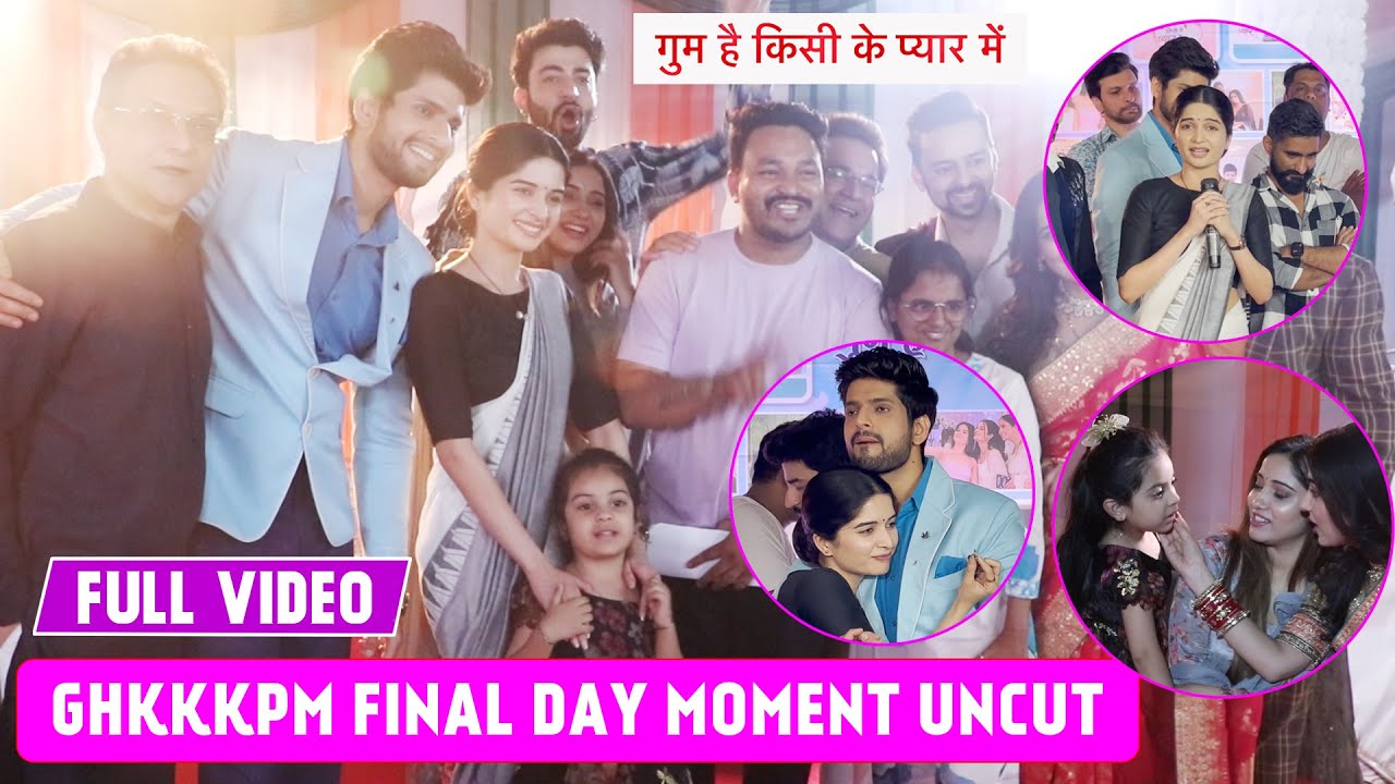 Ghum Hai Kisikey Pyaar Meiin Last Day Cake Cutting Celebration Memories Savi-Rajat Emotional Moment