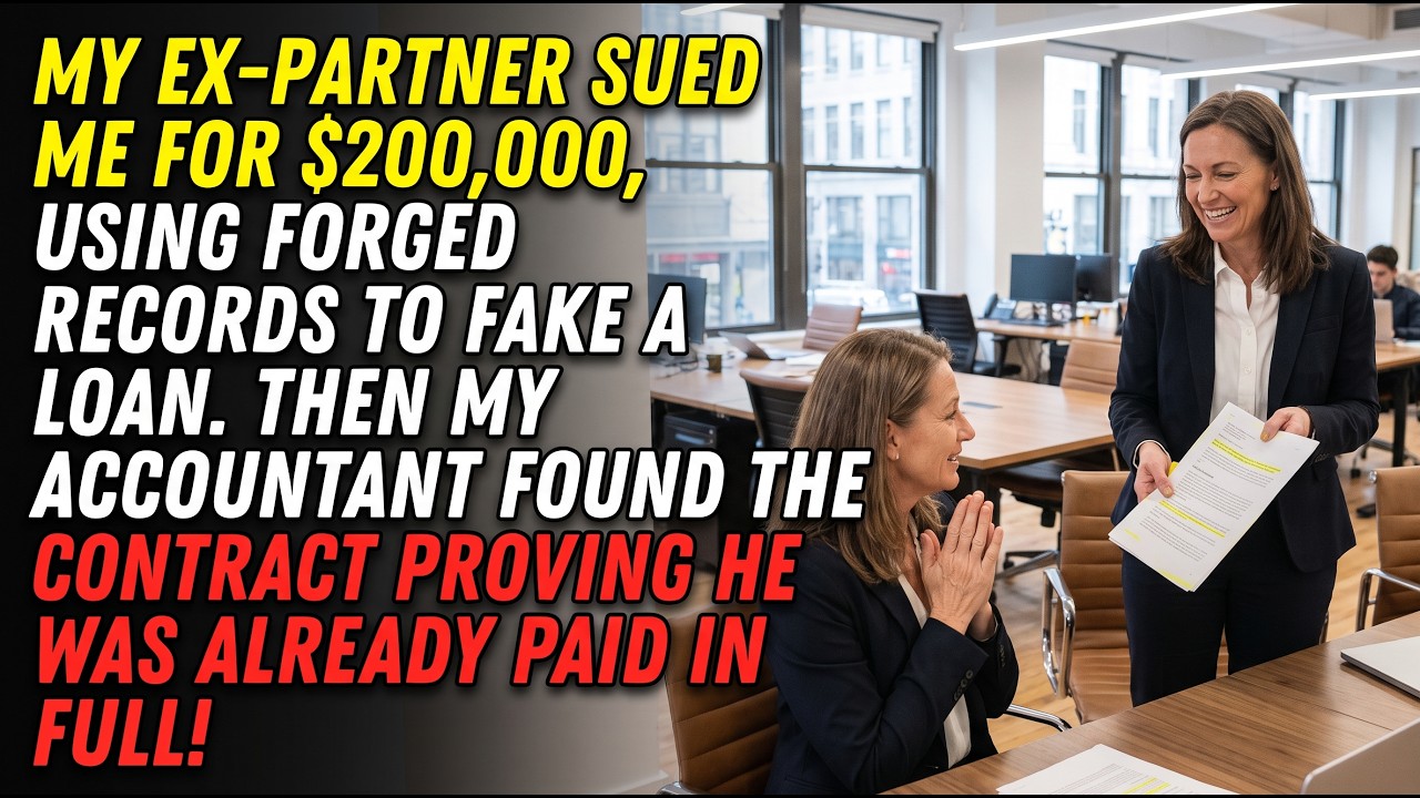 🧾My Former Business Partner Sued Me For $200K. My Accountant Found Something In His Own Records.
