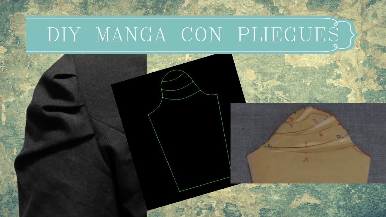 Clase de patronaje 7: Transformación de manga base a manga con 3 pliegues