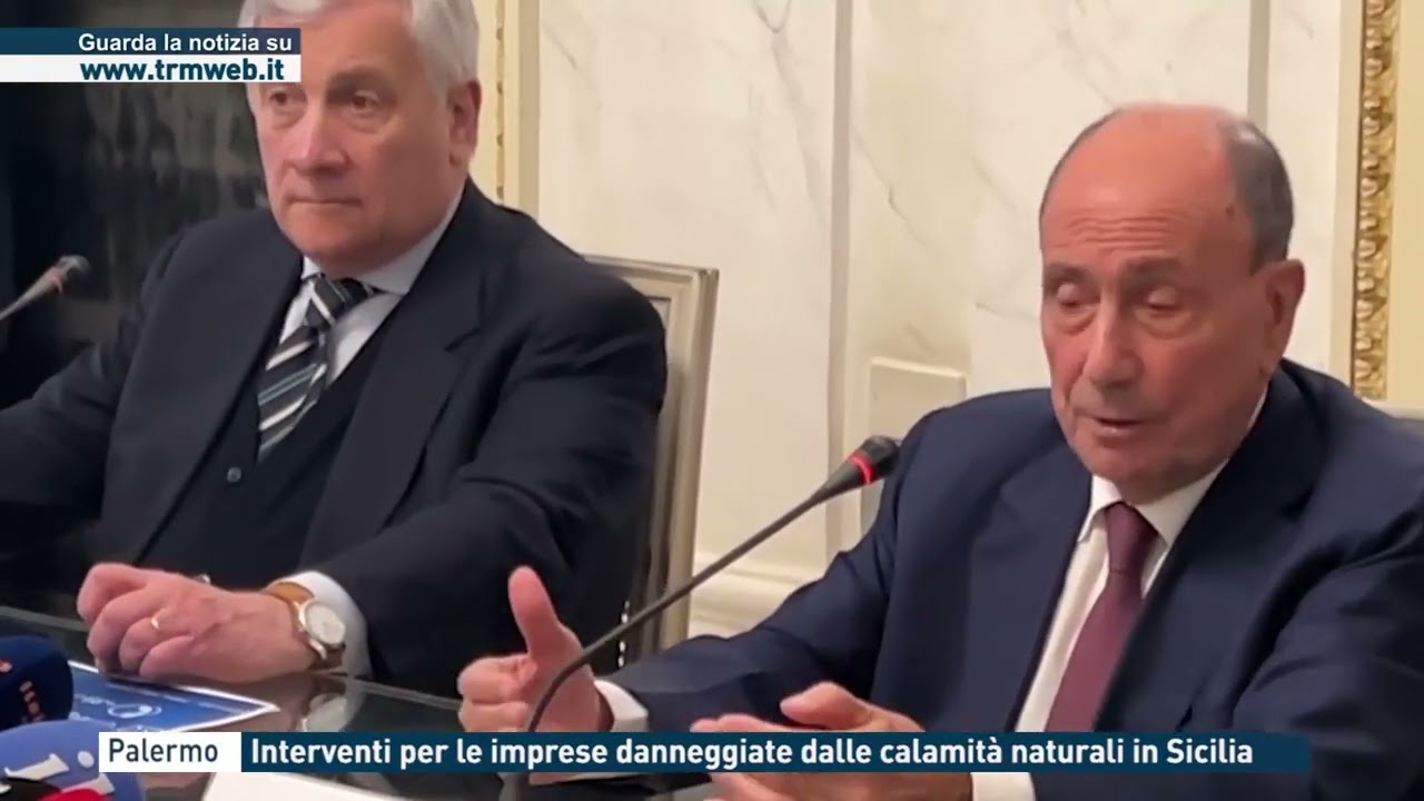 Palermo - Interventi per le imprese danneggiate dalle calamità naturali in Sicilia