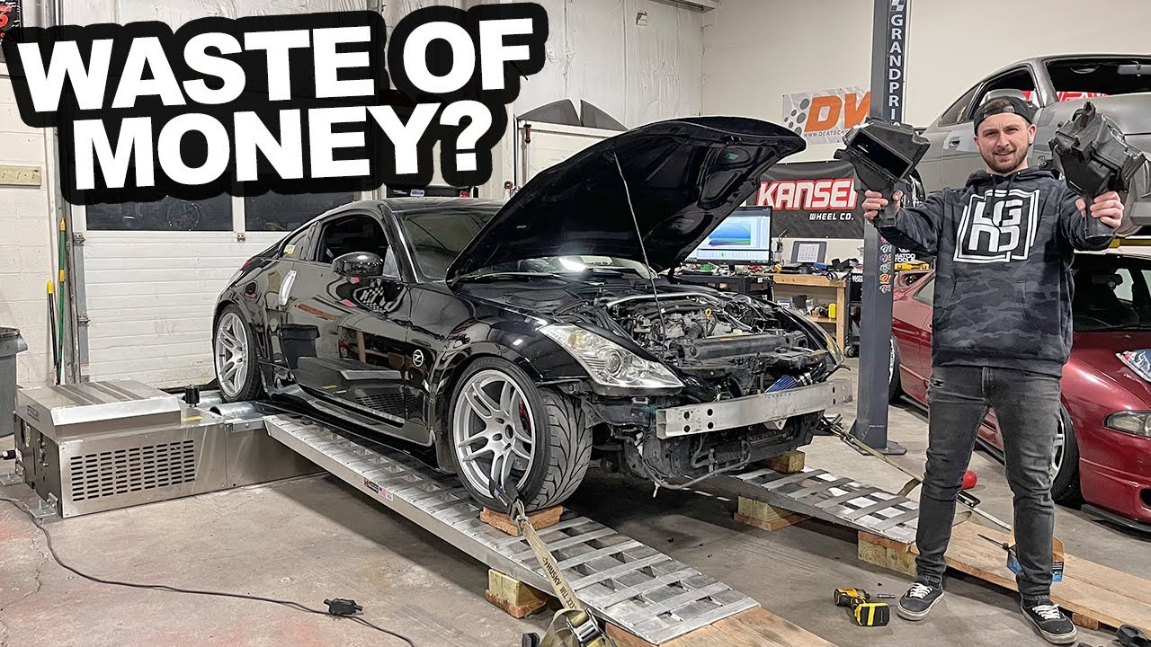 Dyno test new “cold air intakes” for my HR 350Z!