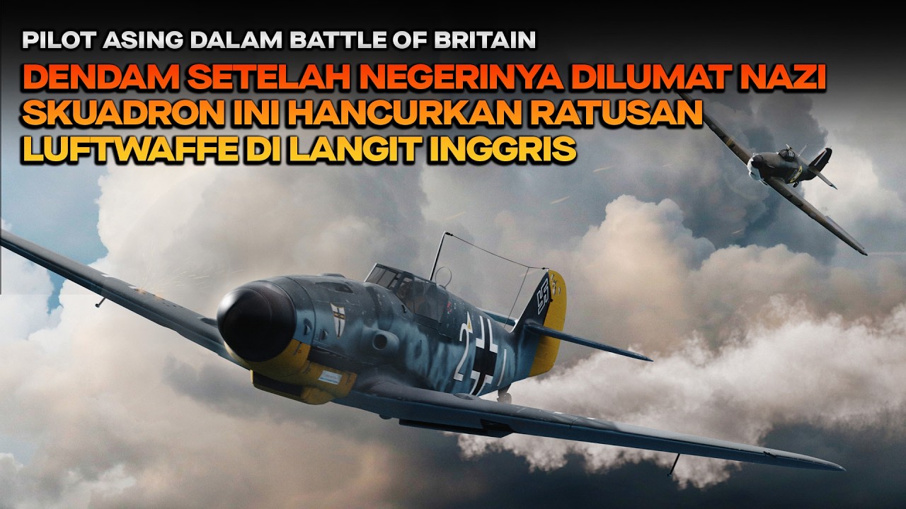 Tanpa Mereka Inggris tak Akan Menang WW2! Skuadron Asing yang Tumpas Habis Luftwaffe