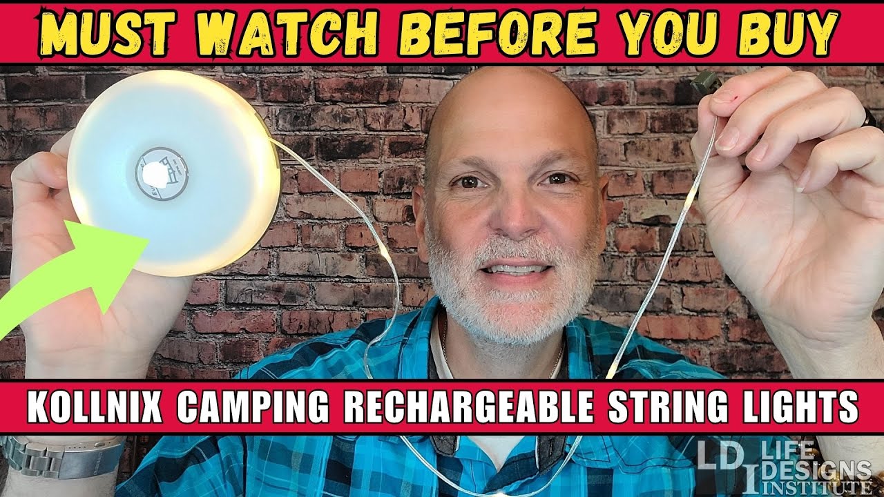 Paul's Picks: Can Your Campsite Have Vibes? KOLLNIX Camping String Lights Say YES.