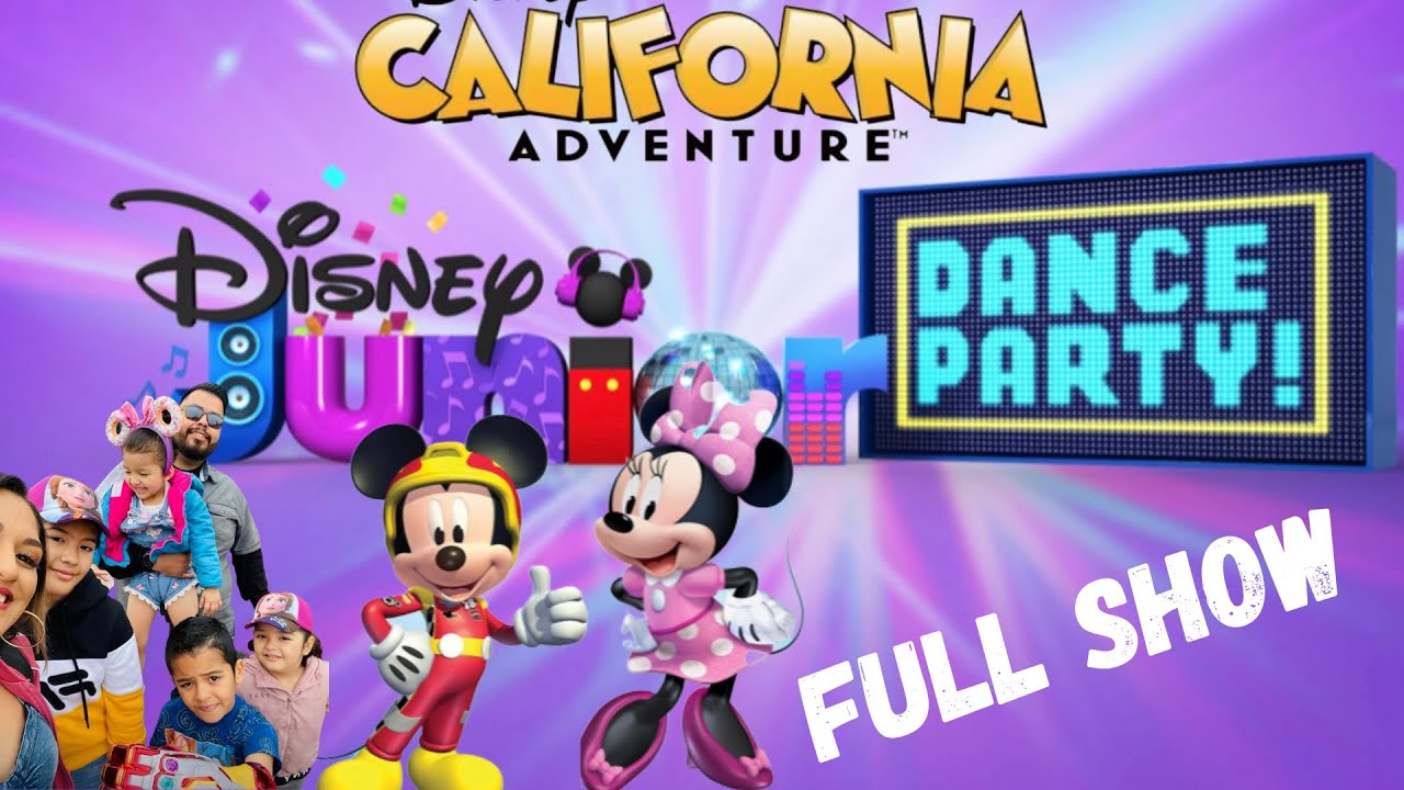 Disney California adventure Junior Dance party full show  2022 /B-Day week day 3