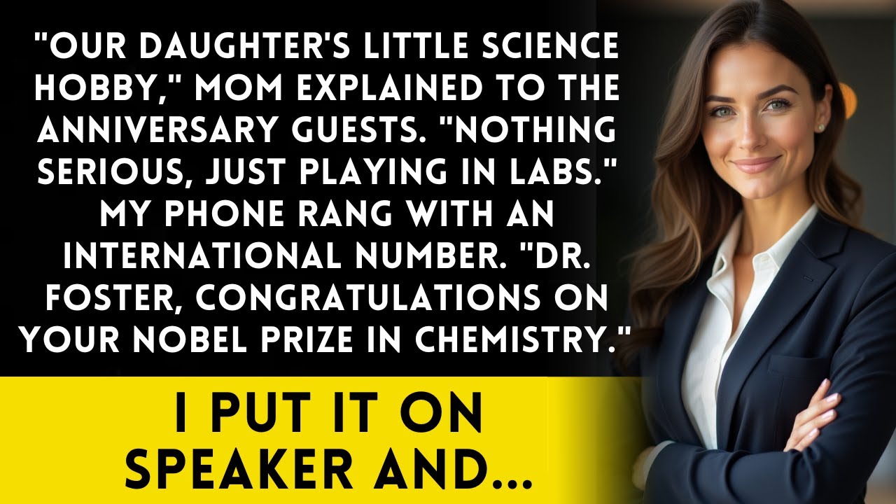 Parents' Anniversary Speech Mentioned My "Little Hobby"—Until I Got The Nobel Committee's Call