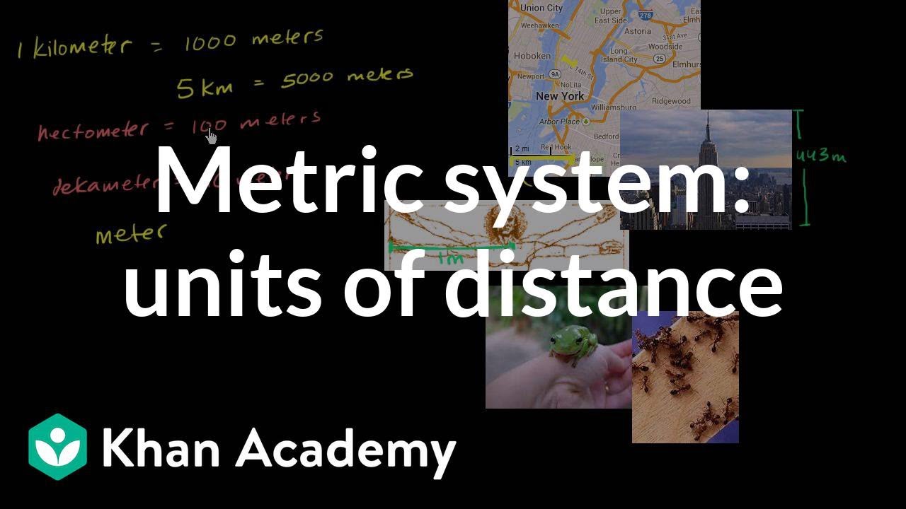 Metric system: units of distance | 4th grade | Khan Academy