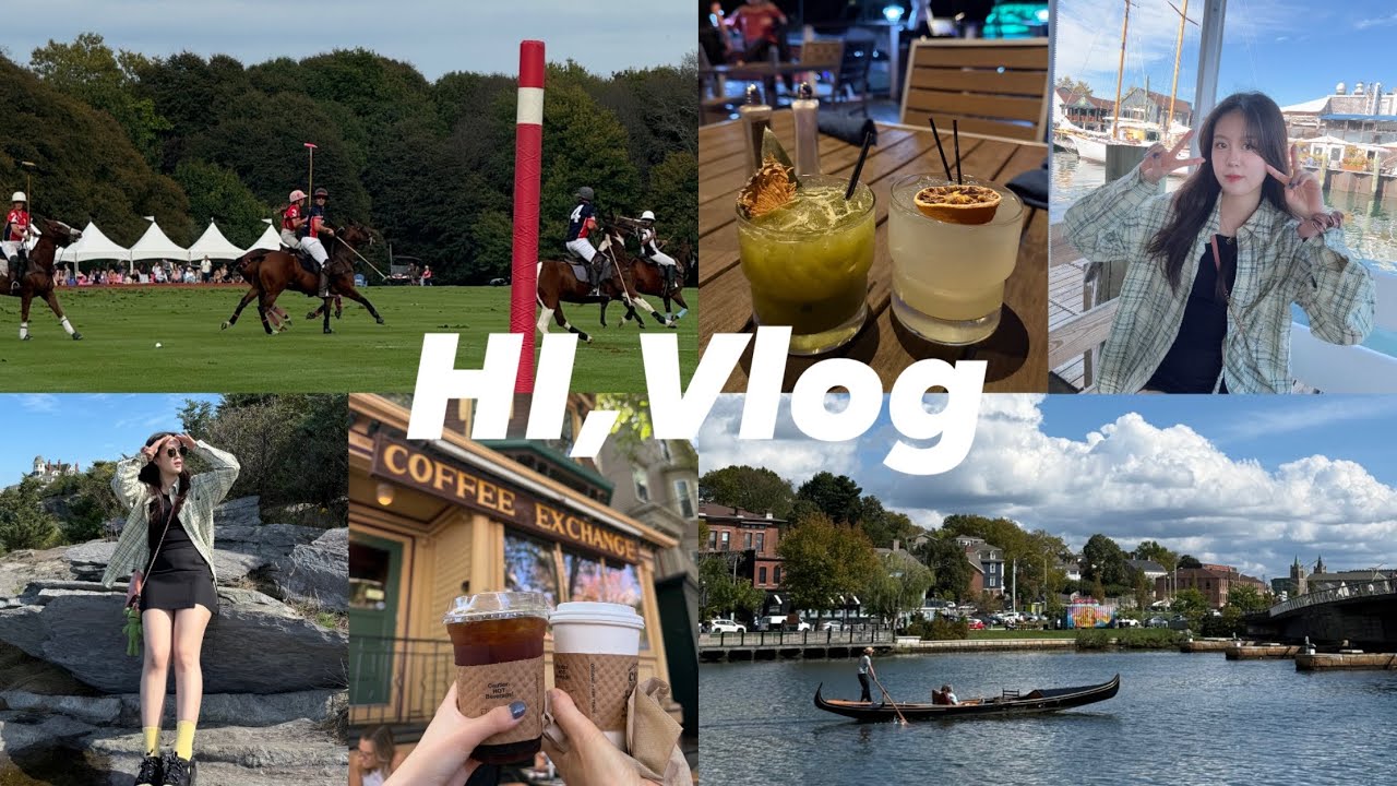 [VLOG] 엄마랑 생일 기념 근교 Rhode Island 여행 브이로그 ( Polo 경기 | 바다 | 로드 아일랜드 | 뉴포트 | travelvlog )￼