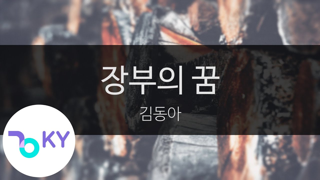 장부의 꿈 - 김동아(Kim Dong Ah) (KY.98952) / KY Karaoke