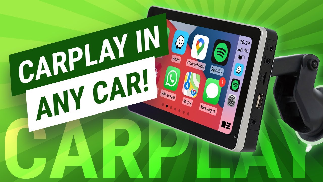 How to add CarPlay to ANY CAR (Coral Vision Apple CarPlay Dashboard Console Review)