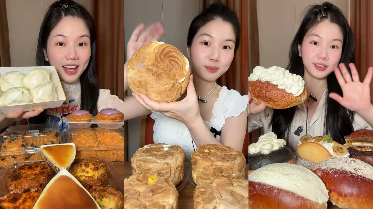 [ASMR] Dessert Mukbang Eating Creamy Cake | Mukbang Eating Show💗🍰🧁