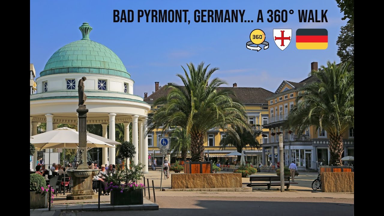 Bad Pyrmont, Germany 🇩🇪... A 360° Walk