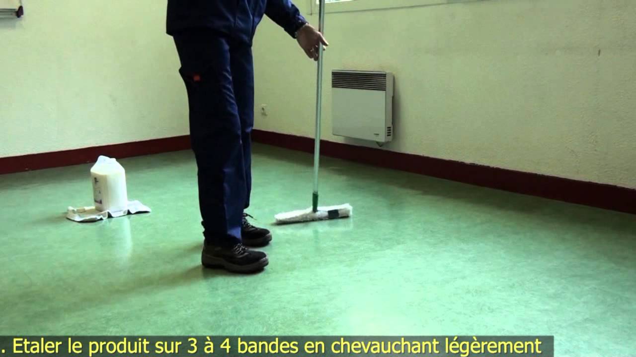 Pose d'émulsion