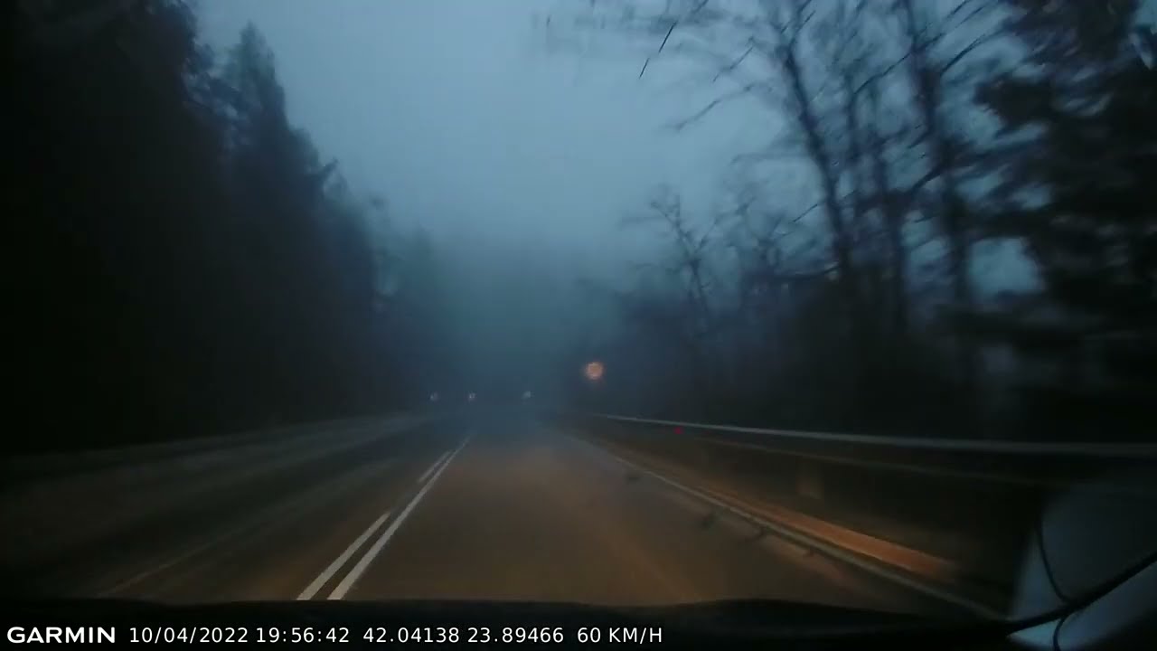 DRIVE #1817: Bansko-Razlog-Velingrad (Bulgaria) (timelapse 4x) *Read Description*
