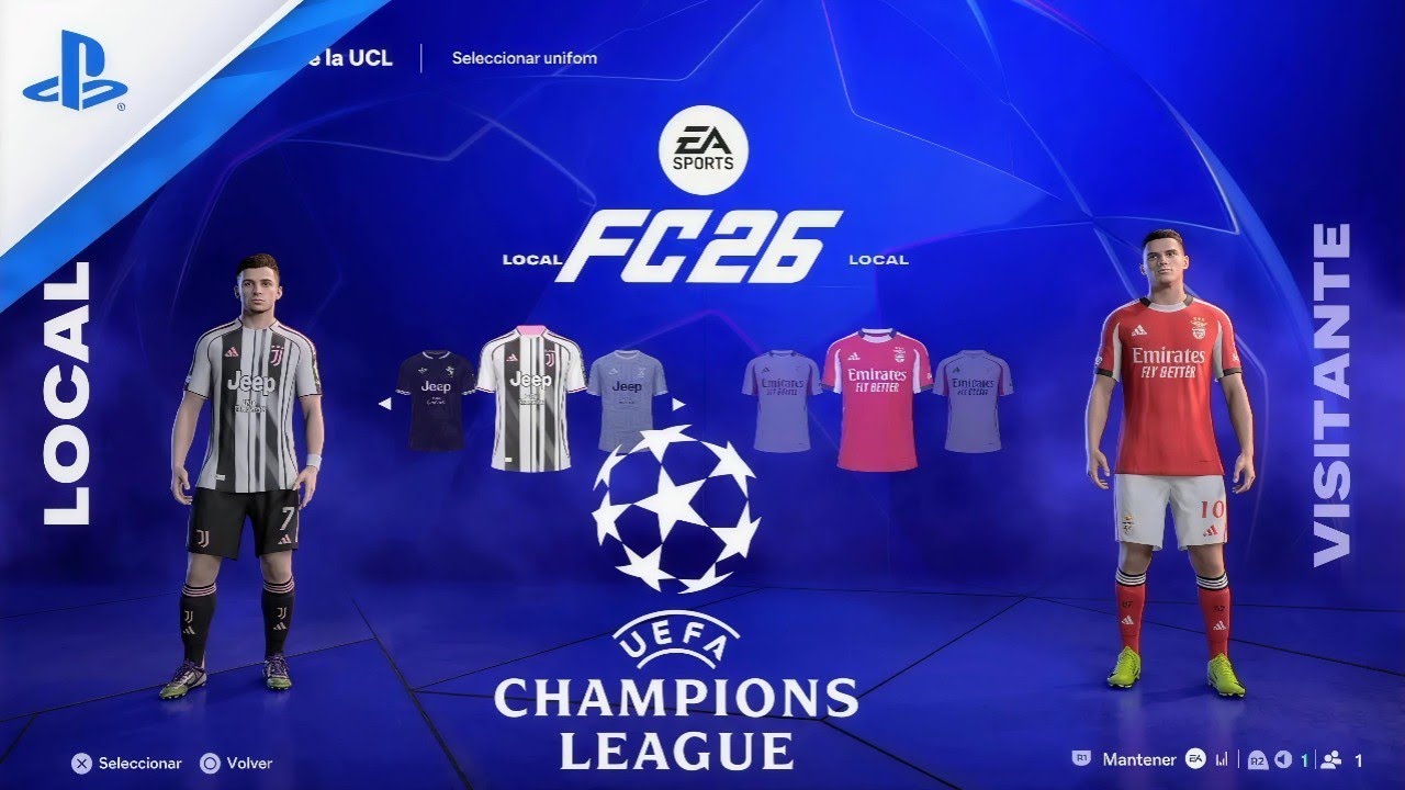 FC 26 - JUVENTUS VS SL BENFICA - UEFA CHAMPIONS LEAGUE 25/26 - GAMEPLAY [4K 60FPS]