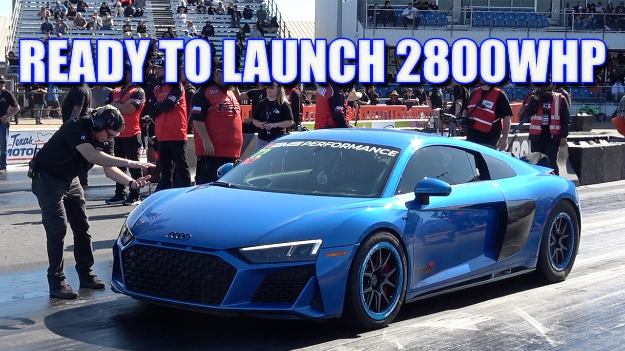 HOW QUICK CAN THIS CRAZY 2800WHP ALPHA28 AUDI R8 RUN THE 1/4 MILE?