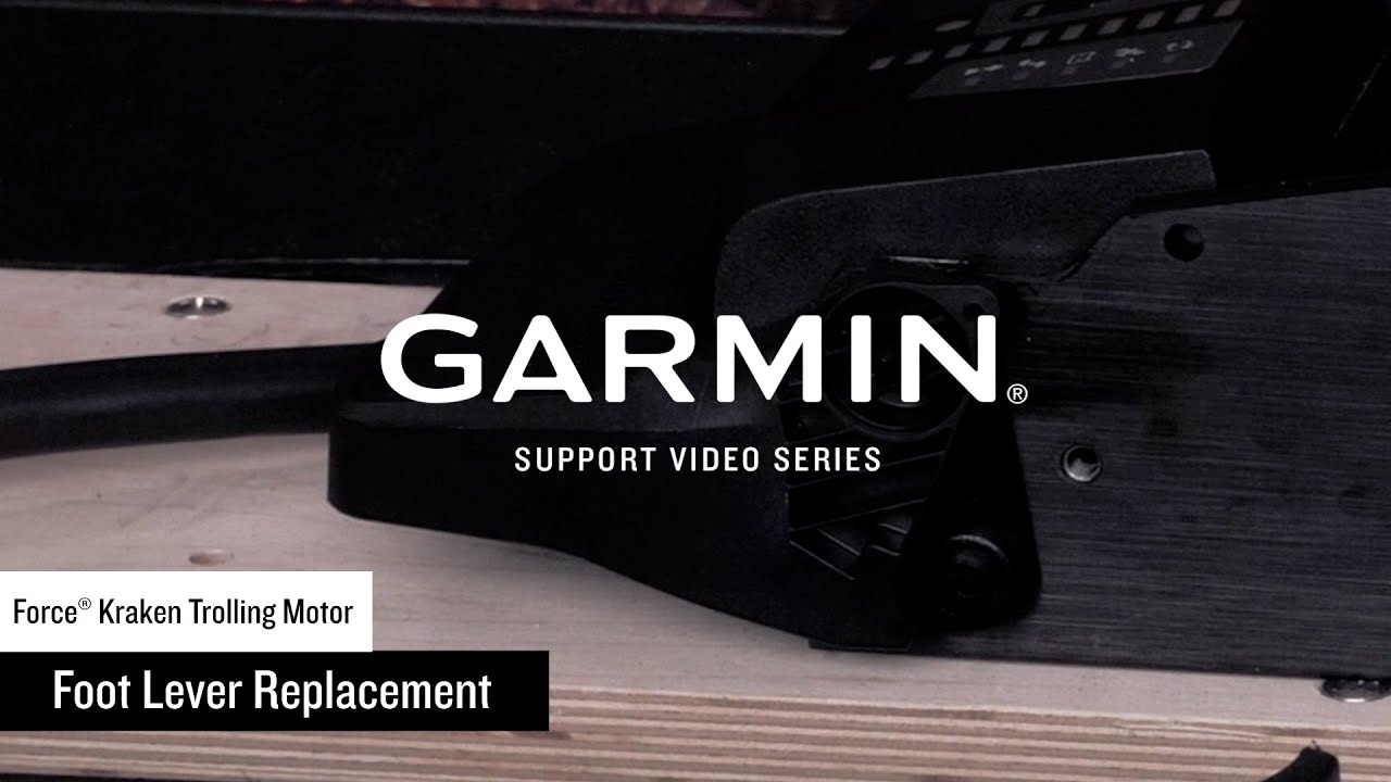 Garmin Support | Force&reg; Kraken Trolling Motor | Foot Lever Replacement