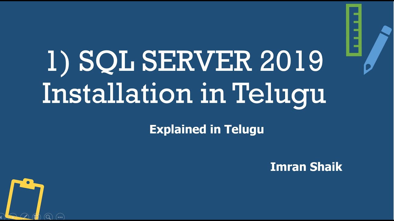 SQL Server 2019 Installation Made Easy! Telugu Step-by-Step Guide