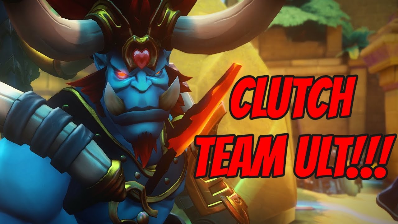 CLUTCH TEAM ULT!!! - GROHK GAMEPLAY - PALADINS AND CHILL