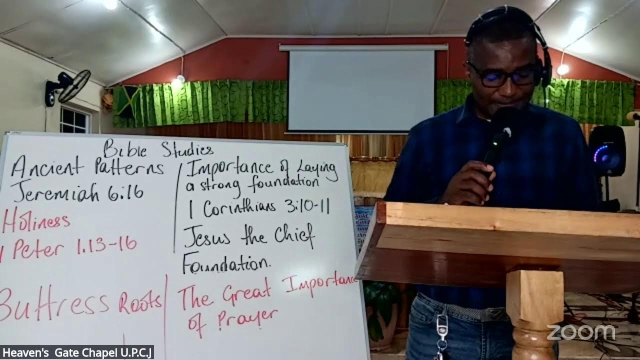 Heaven's Gate Chapel/ Bible Studies - Thursday, February 12, 2026.  Pastor Denzil Wright
