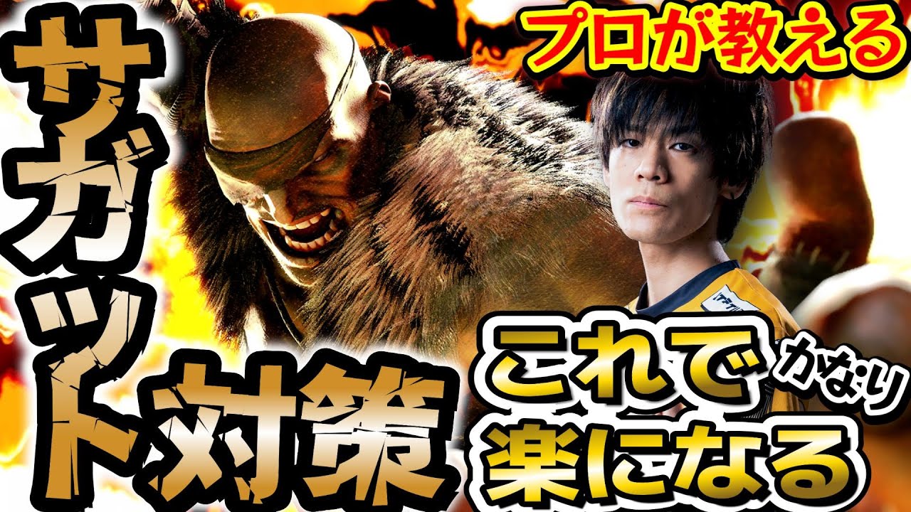 【スト6、SF6】タイガー対策。サガットに困ってる人はこれで楽になる！