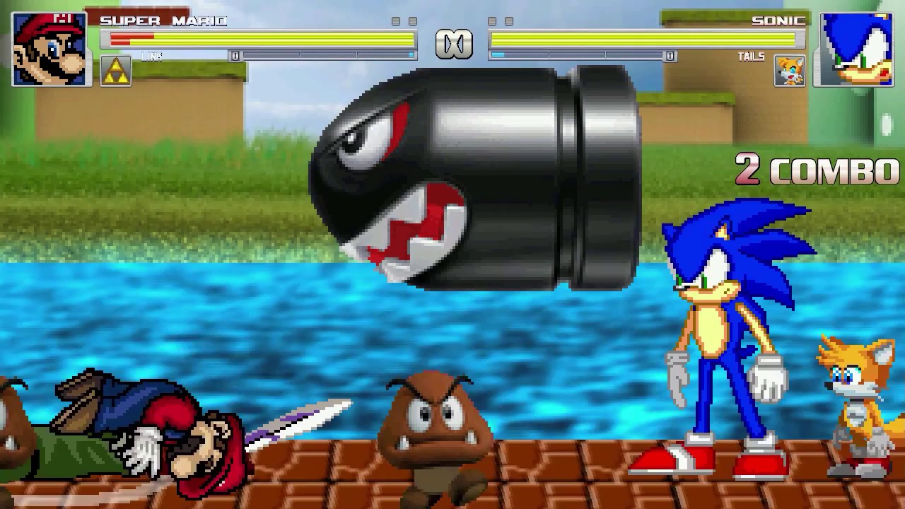 AN Mugen Request #1503: Super Mario & Link VS Sonic & Tails