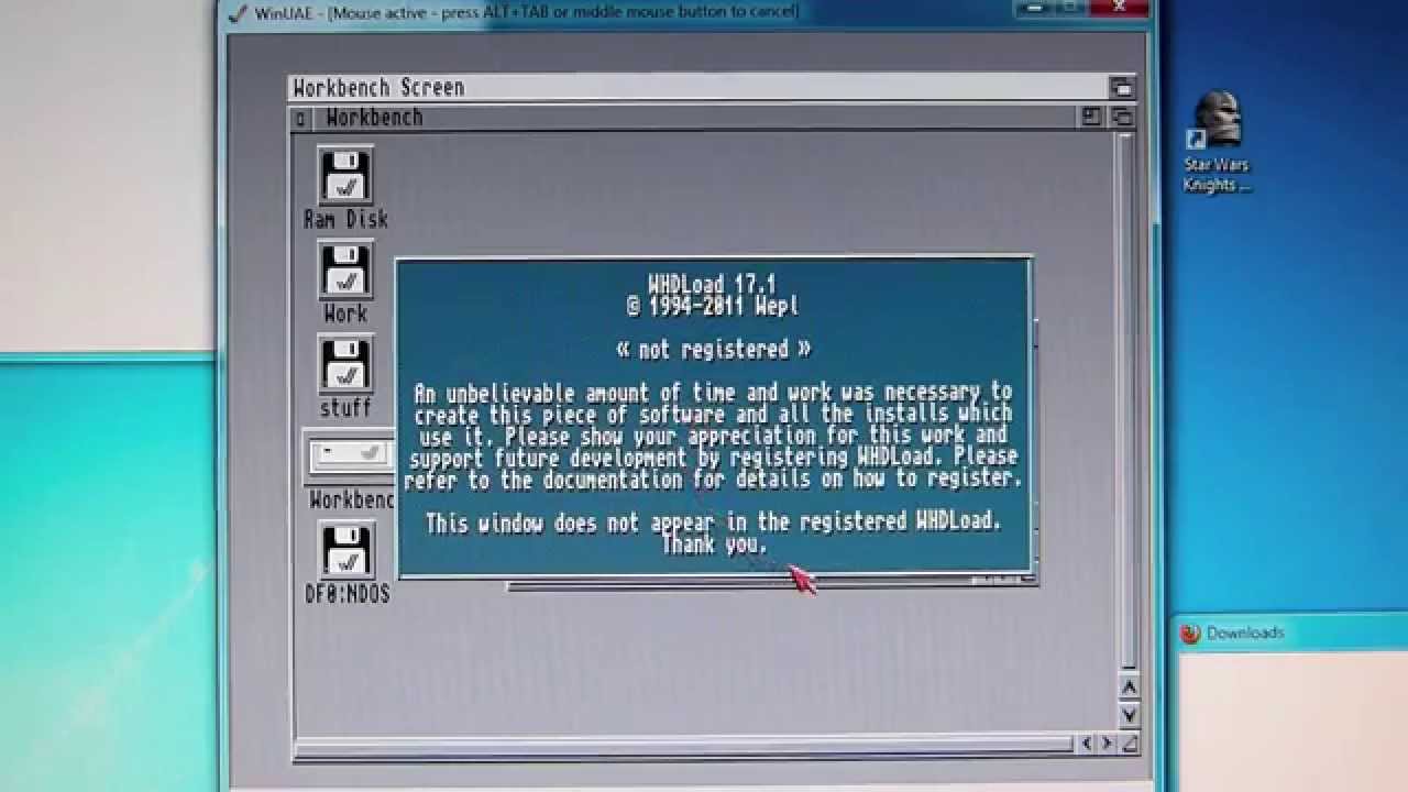 Amiga WHDLoad with CF tutorial