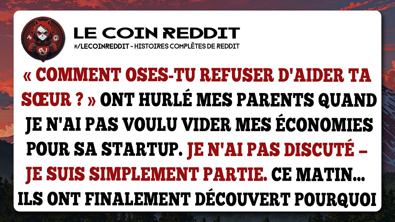 Ils voulaient mes économies. La raison de mon refus les a CHOQUÉS.