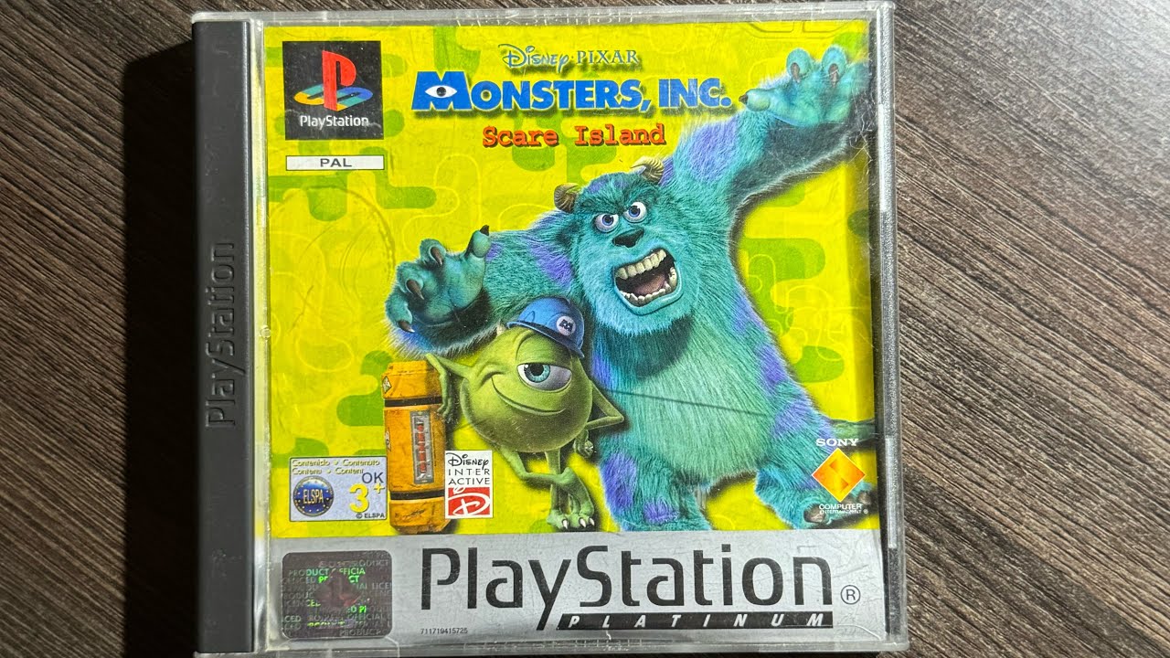 MONSTERS INC SCARE ISLAND FOR PLAYSTATION (UNBOXING)