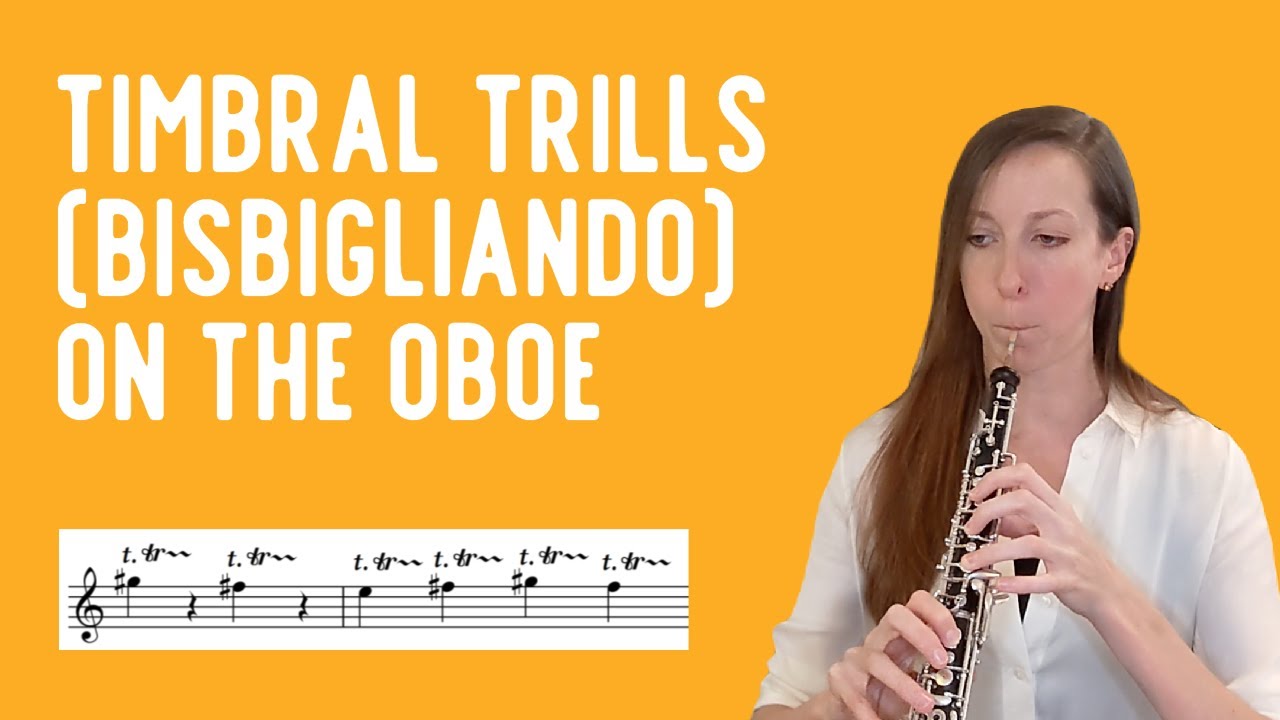 How to Play Timbral Trills (Bisbigliando) on Oboe - Intro to Extended Techniques