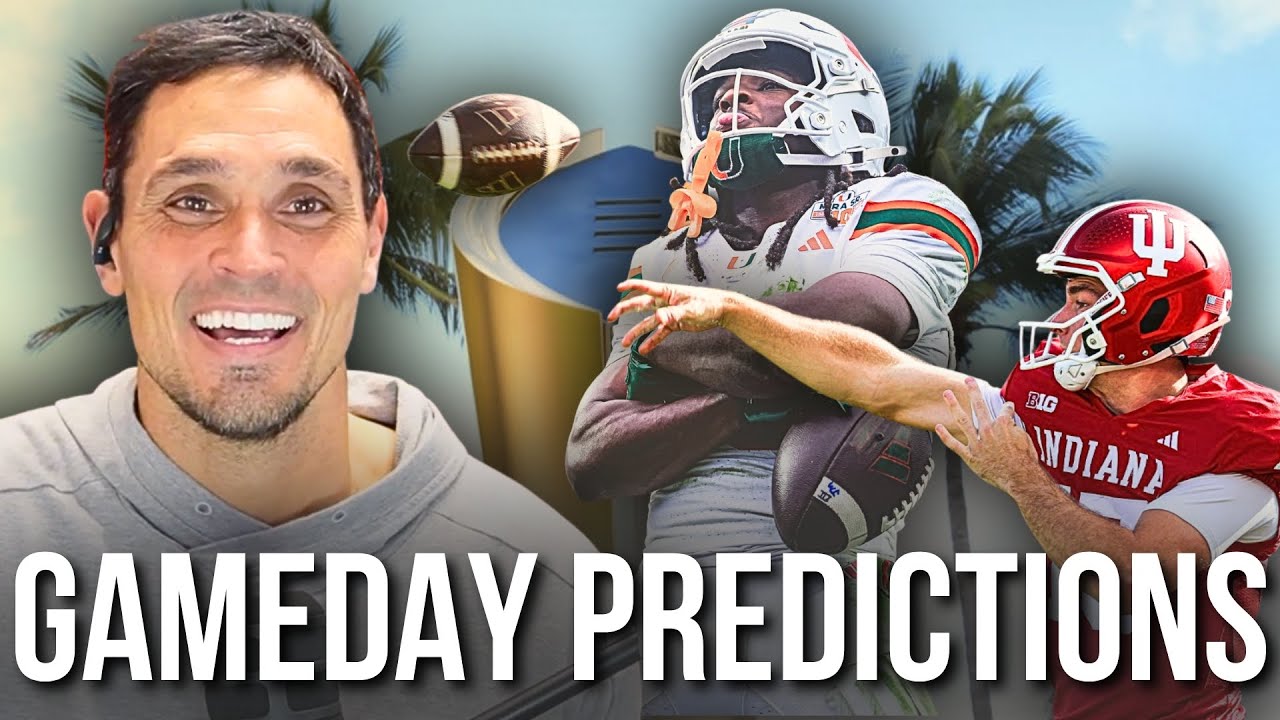 Miami-Indiana CFP National Championship: GAMEDAY PREDICTIONS