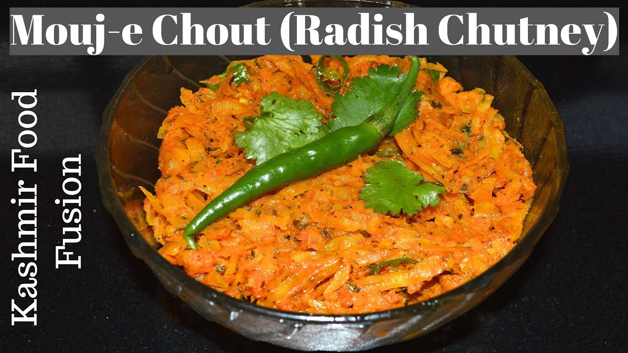 Mouj-e Choute || Mooli ki Chutney || Radish Chutney || मूली की चटनी || مولی || Kashmir Food Fusion.