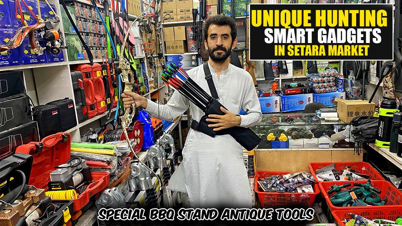 Unique & Antique Hunting Items in Setara karkhano Market | Useful Smart Gadgets & Stairs, BBQ Stand