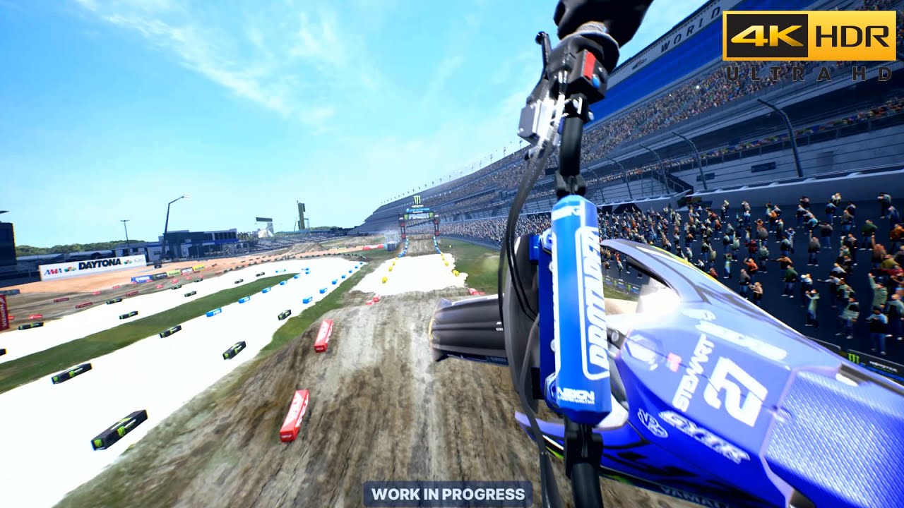 Supercross 5 - FIRST PERSON Gameplay at Daytona | PS5 / XBOX SERIES X / PC [4K HDR 60fps]