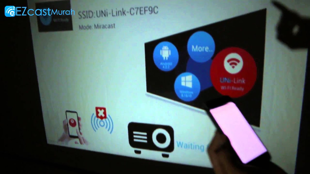 Tutorial Mirroring LED Mini Projector UC46