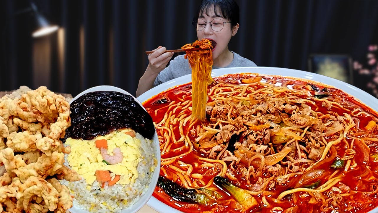 얼큰하고 불맛 진한 차돌짬뽕에 볶음밥 탕수육까지 중식 꿀조합 리얼먹방 | CHINESE FOOD | MUKBANG | EATING SHOW | ASMR