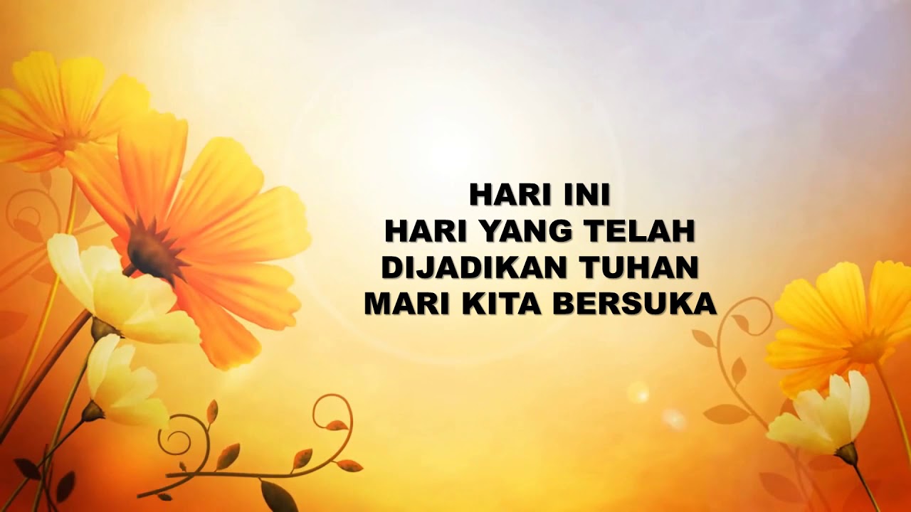BERSUKA DALAM TUHAN - GLORIA TRIO (lirik)