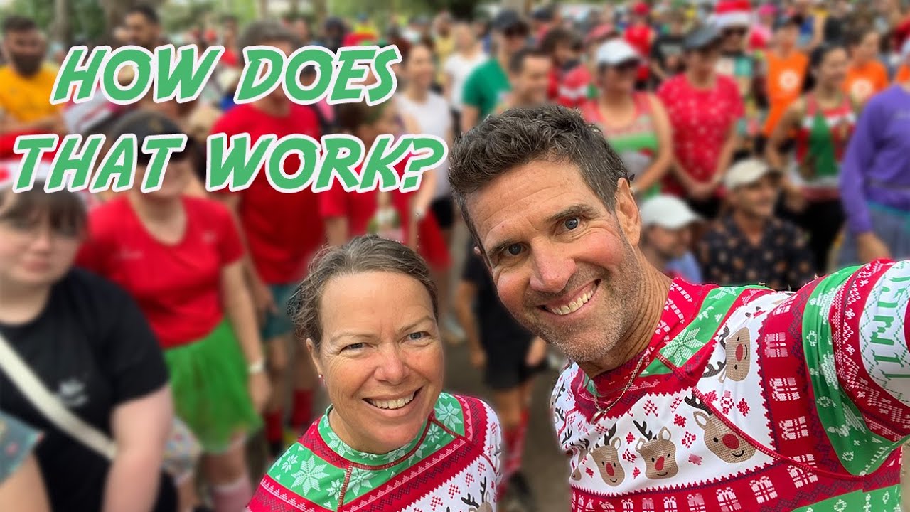 We Finished Together but Ran Different Paces - Xmas Day parkrun