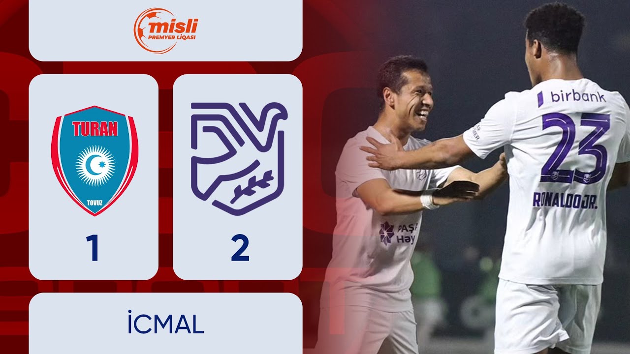 Turan Tovuz 1:2 Sumqayıt | Misli Premyer Liqası, 27-ci tur | İCMAL