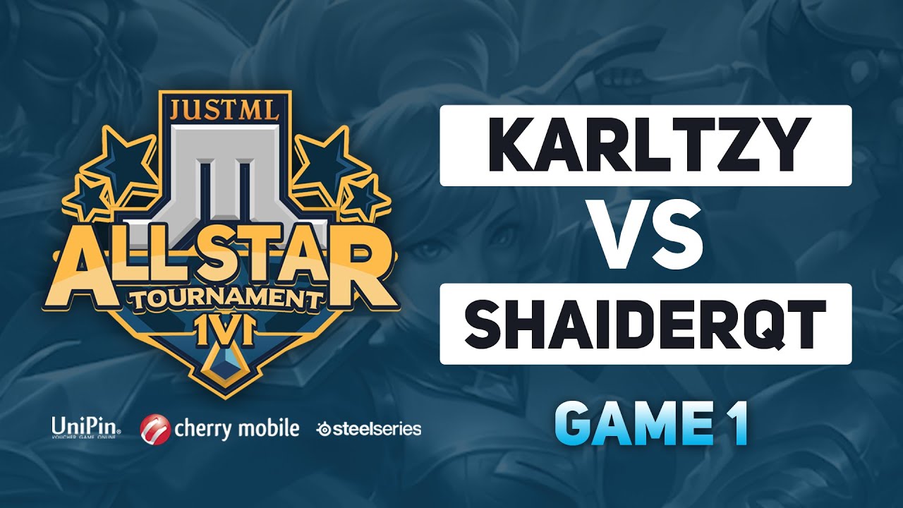 Just ML 1v1 Allstar Karltzy vs Shaider Game 1 (BO3) | Just ML Mobile Legends