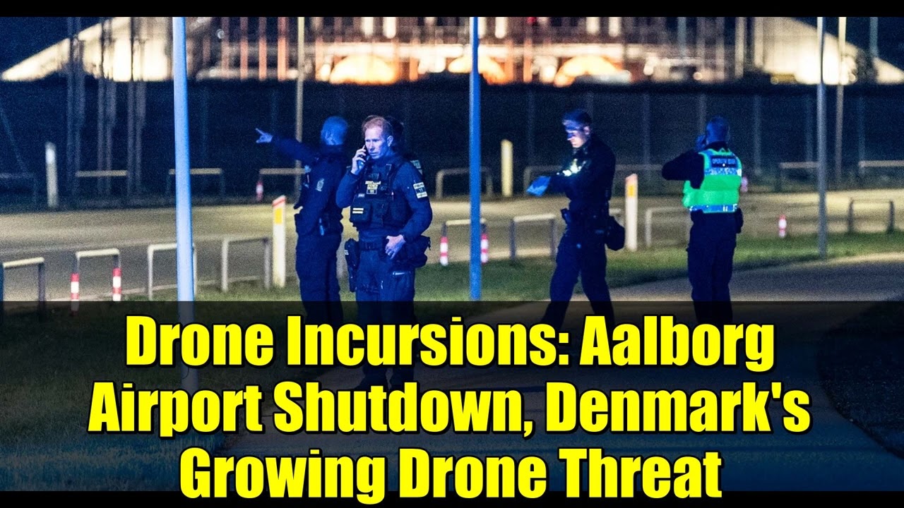 Вторжения дронов: закрытие аэропорта Ольборга, растущая угроза дронов в Дании