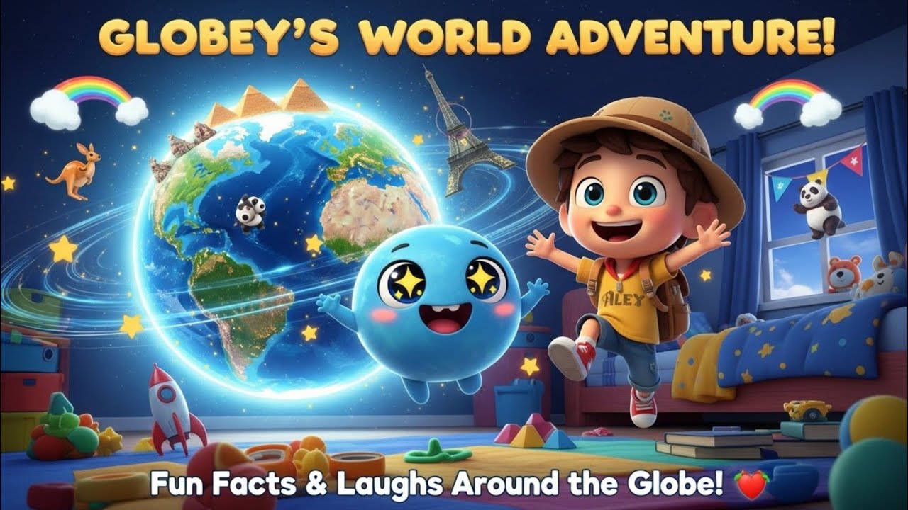 Globally  Epic World Adventure! 🌍 Fun Facts & Laughs for Kids