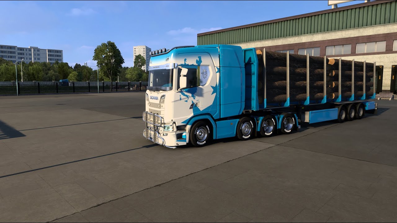 Euro Truck Simulator 2 Short Delivery in Europe | Scania S High Roof