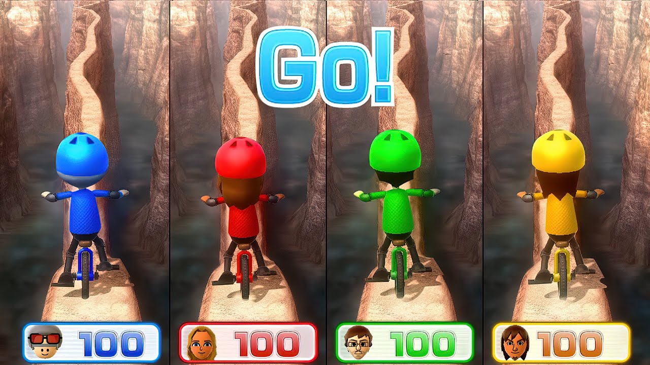 Wii Party U Minigames - Toad Vs Elena Vs Villiam Vs Yuya (Master Difficulty)