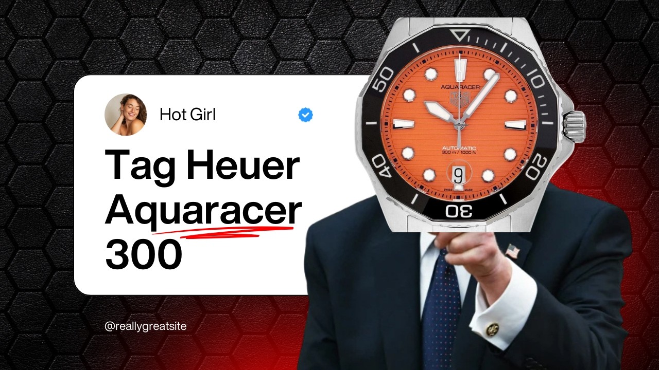 A Quick Look: Tag Heuer Aquaracer 300 Orange