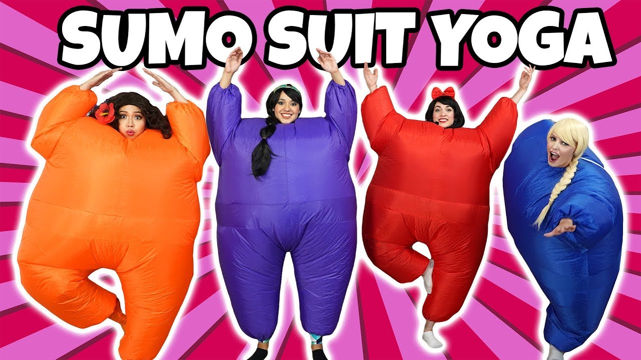 SUMO SUIT YOGA CHALLENGE (Princess Parody Characters)