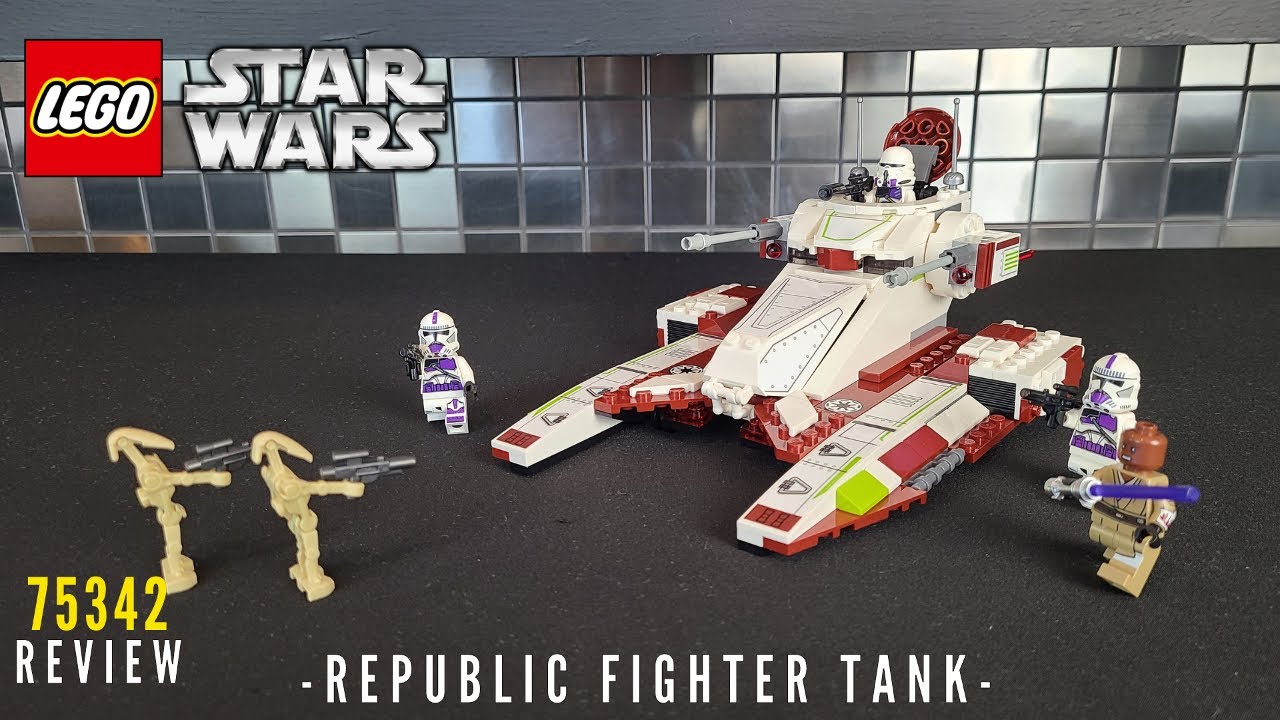 LEGO Star Wars Republic Fighter Tank 75342 Review!
