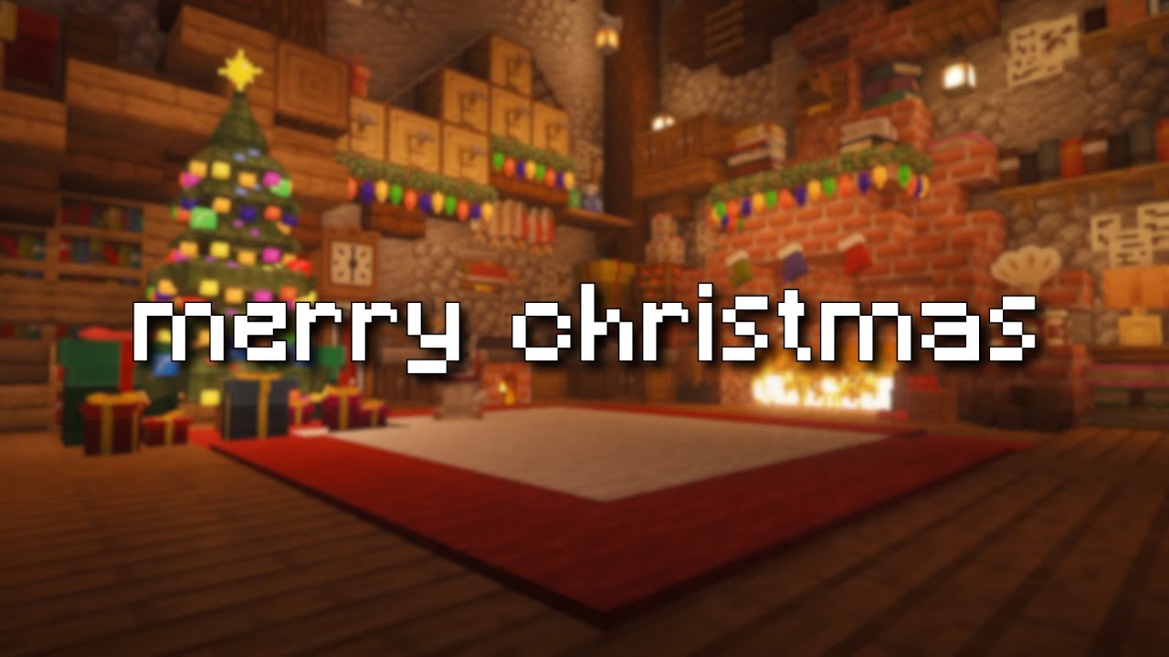 When the fire stays lit — a cozy Minecraft Christmas ambience w/ Kevin MacLeod