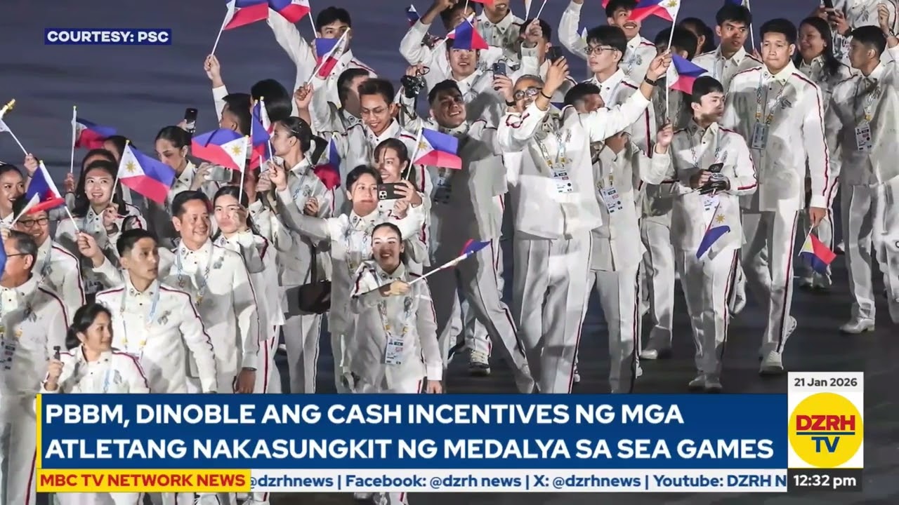PBBM, dinoble ang cash incentives ng mga atletang nakasungkit ng medalya sa SEA Games